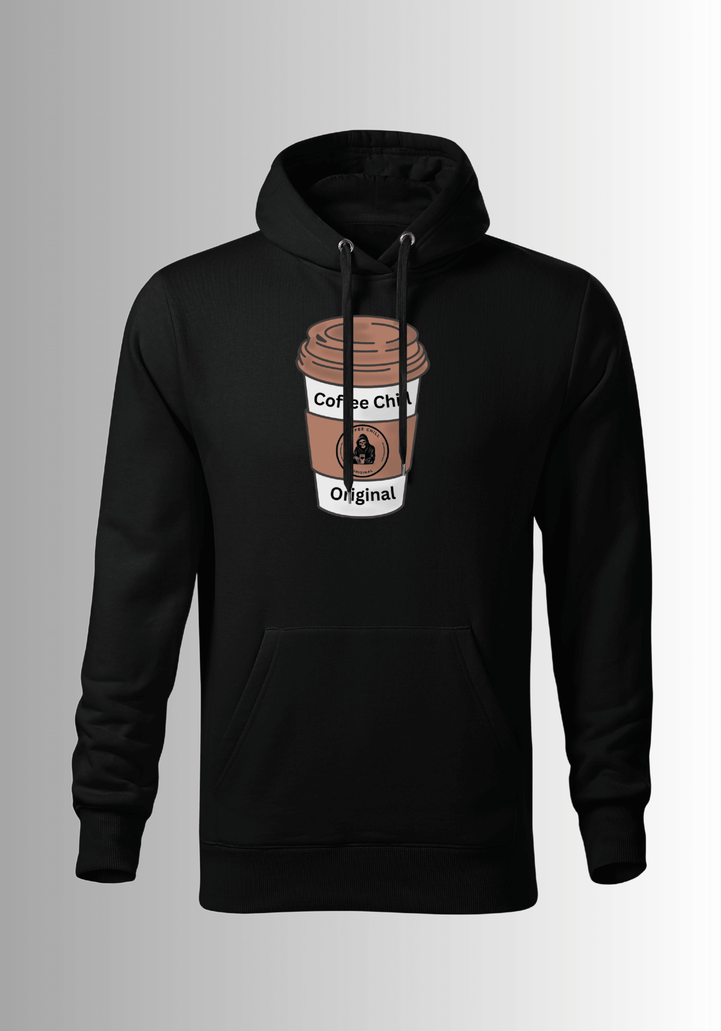Men´s Cup Hoodie - Black - Coffee Chill