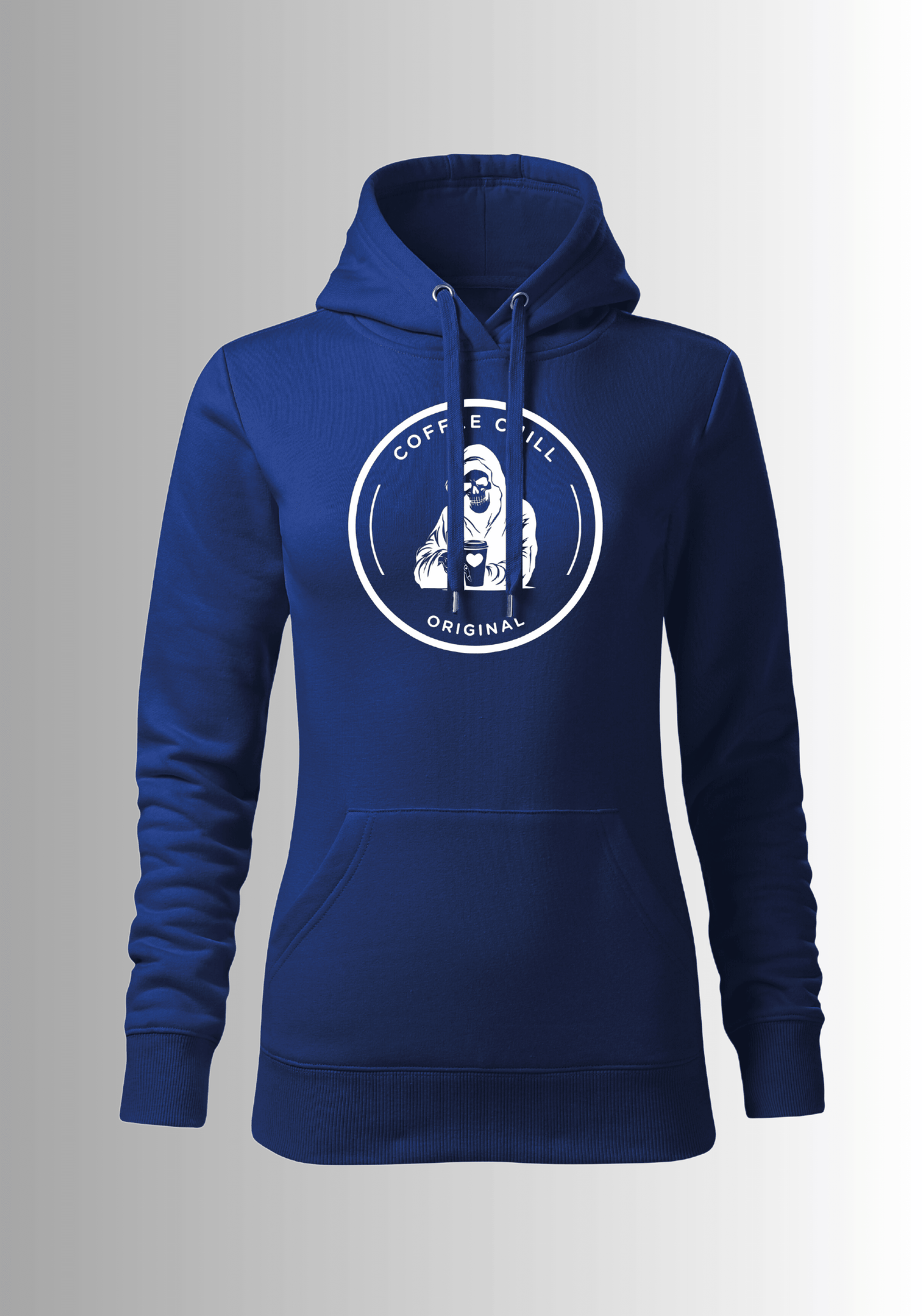 Women´s Coffee Chill Hoodie - Blue - Coffee Chill