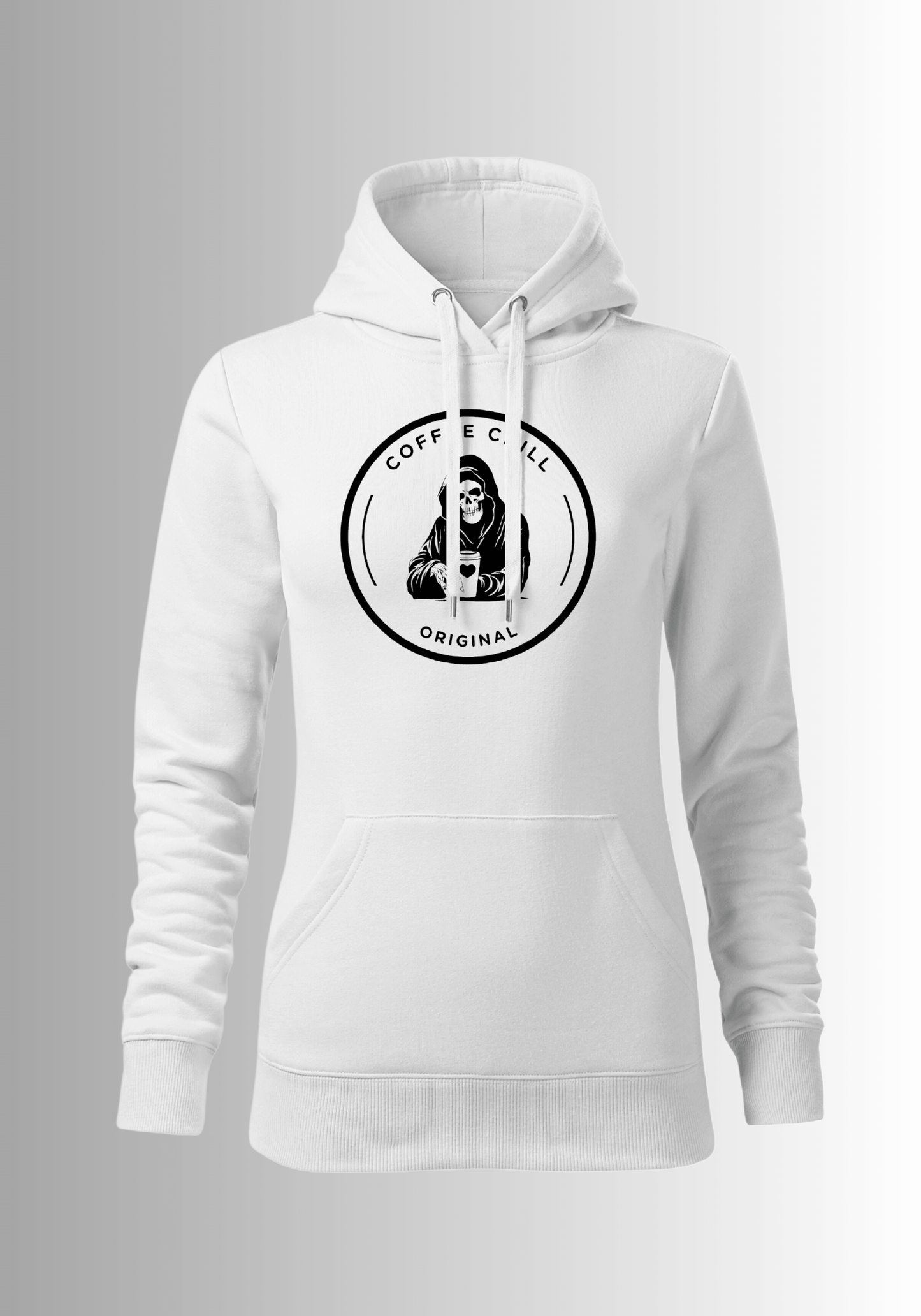 Women´s Coffee Chill Hoodie - White - Coffee Chill