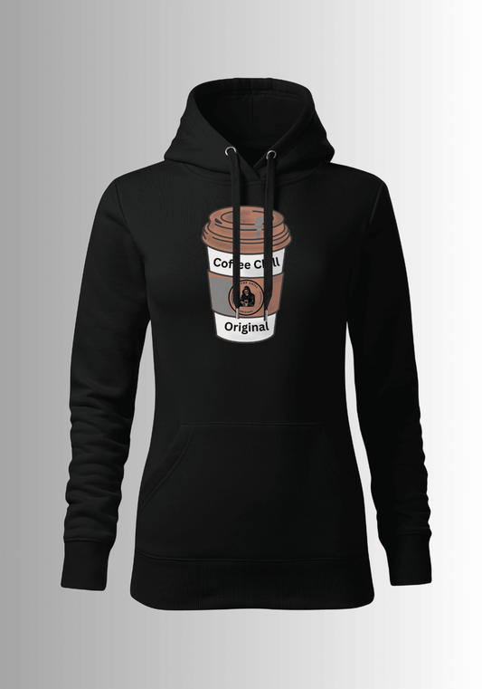 Women´s Cup Hoodie - Black - Coffee Chill