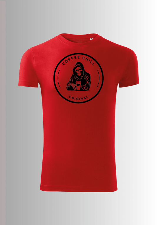Men´s Coffee Chill T-Shirt - Red - Coffee Chill