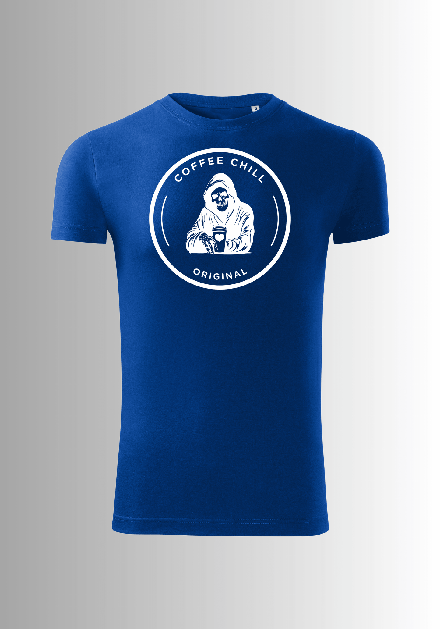 Men´s Coffee Chill T-Shirt - Blue - Coffee Chill