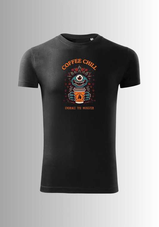Men´s Monster T-Shirt - Black - Coffee Chill