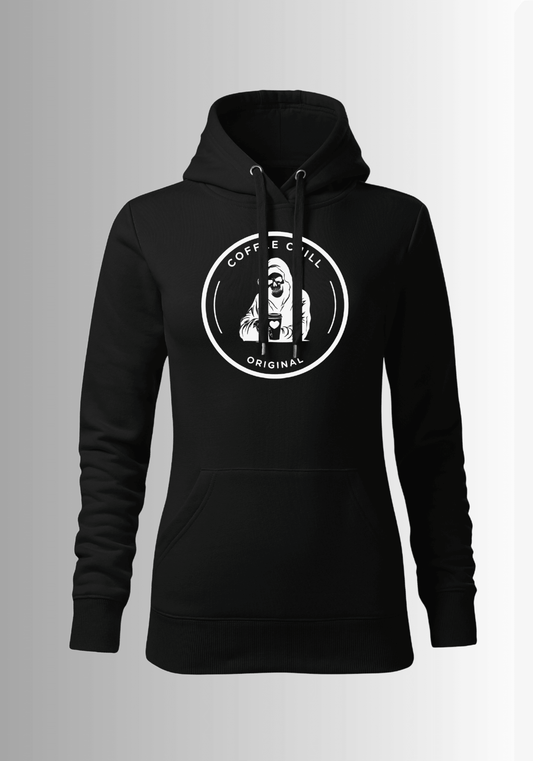 Women´s Coffee Chill Hoodie - Black - Coffee Chill